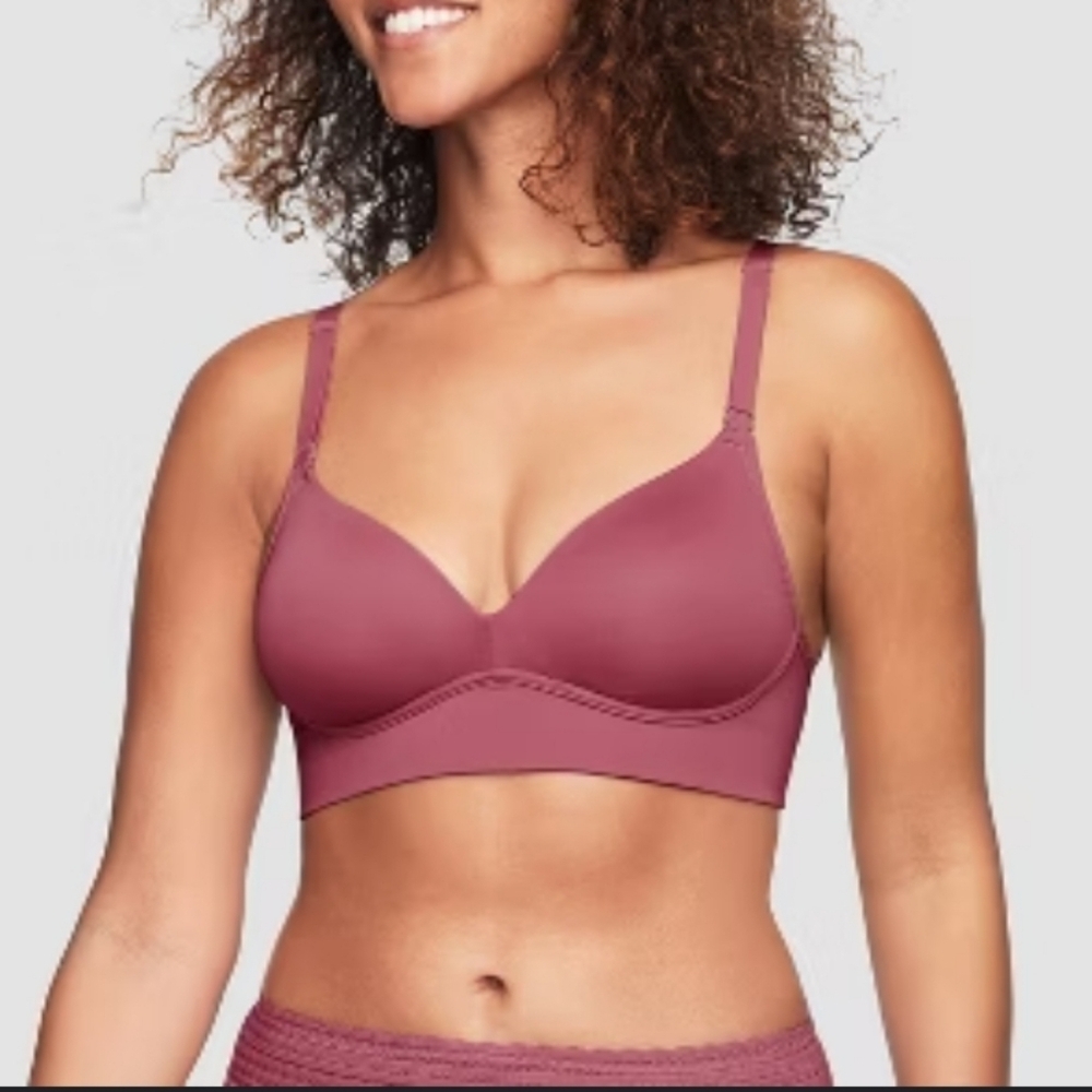 Warner's Longline Convertible Bra - Mauve Size 34B